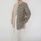Beige Striped Design Shirt Made in Italy