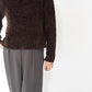 90s Brown Boa Top
