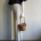 50s,60s Straw Basket Bag