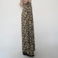 80s Floral Print Skirt Made in USA