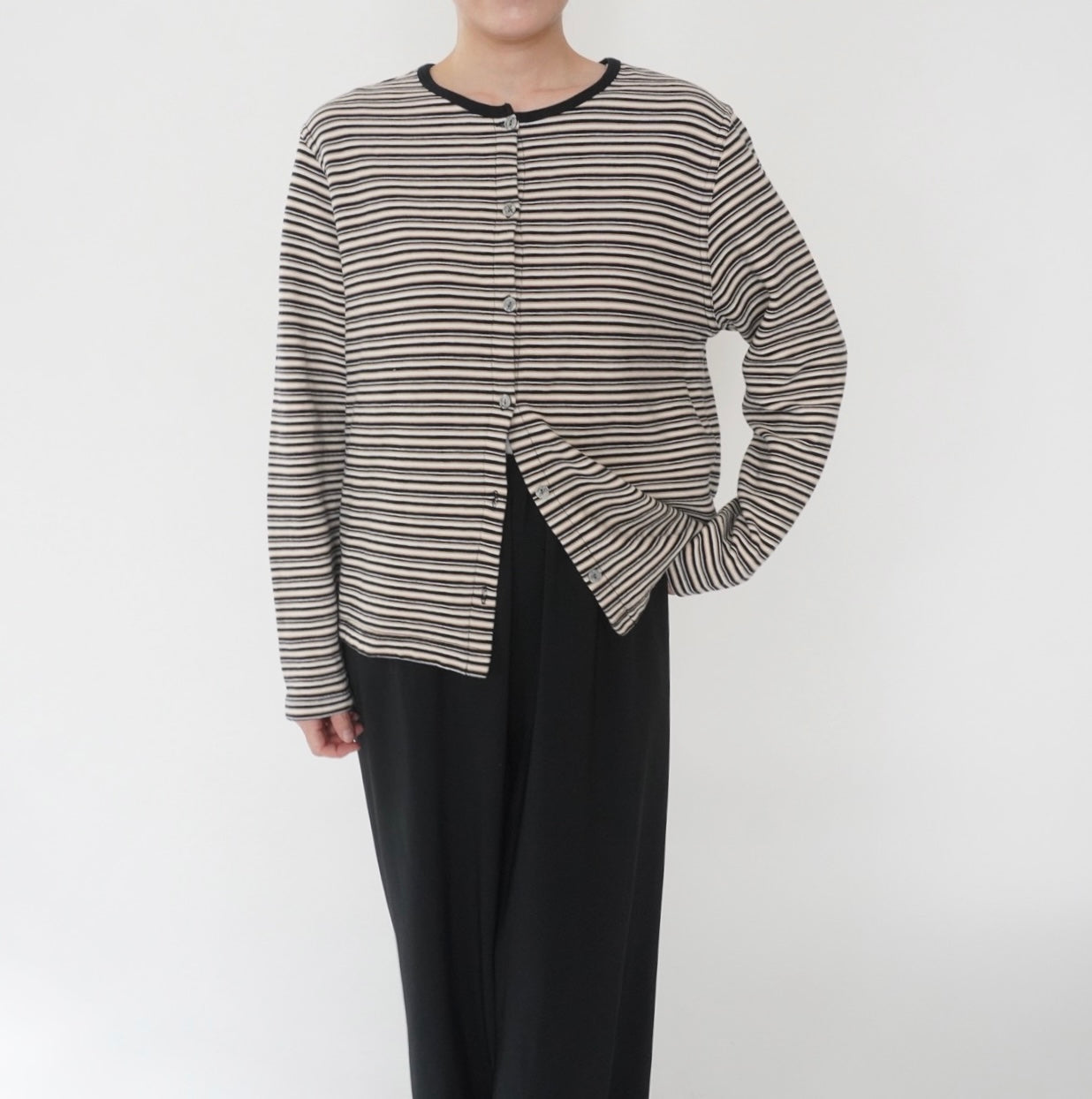 90s Striped Design Top