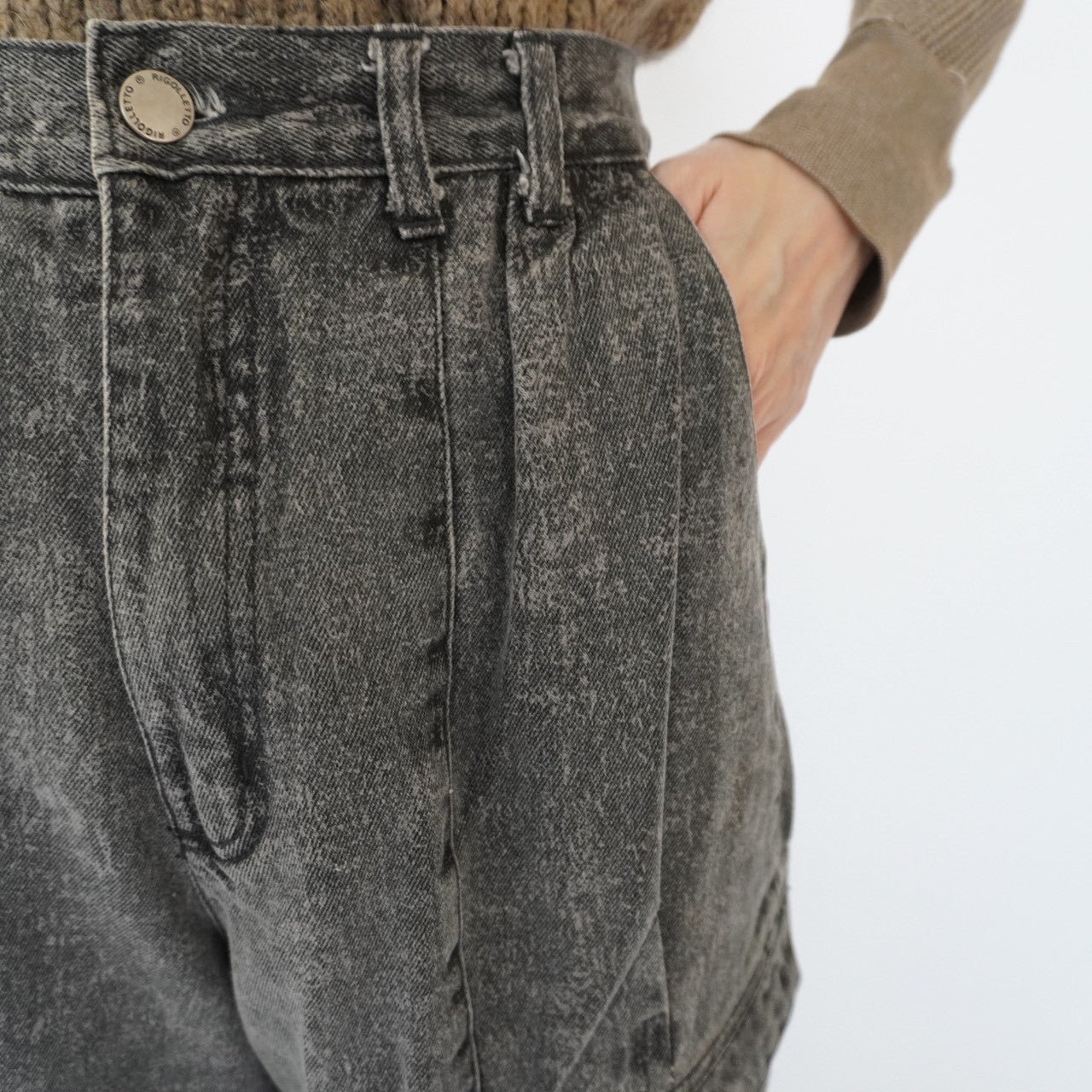 90s Design Wide Denim