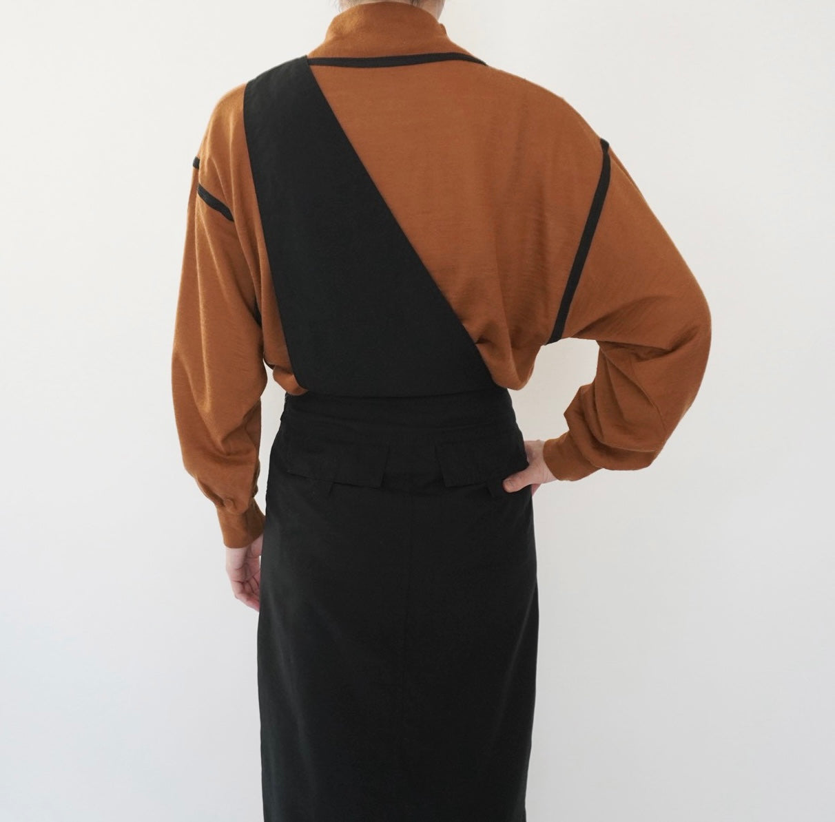 90s One Shoulder Design Dress