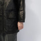 90s Black Leather Jacket Made in Italy