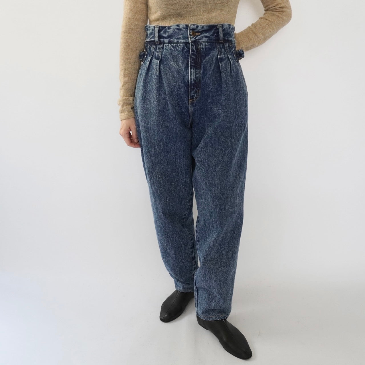 90s High Waisted Denim Pants