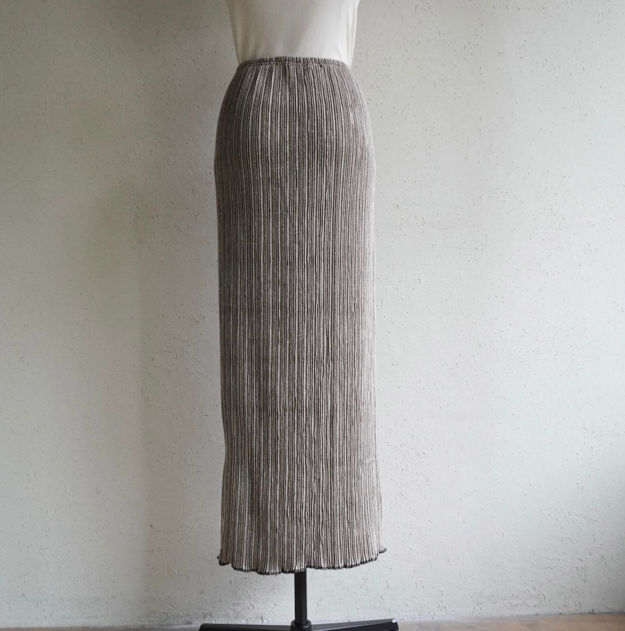90s Pleat Skirt Made in France