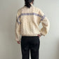 80s Zipped Wool Knit Made in Italy