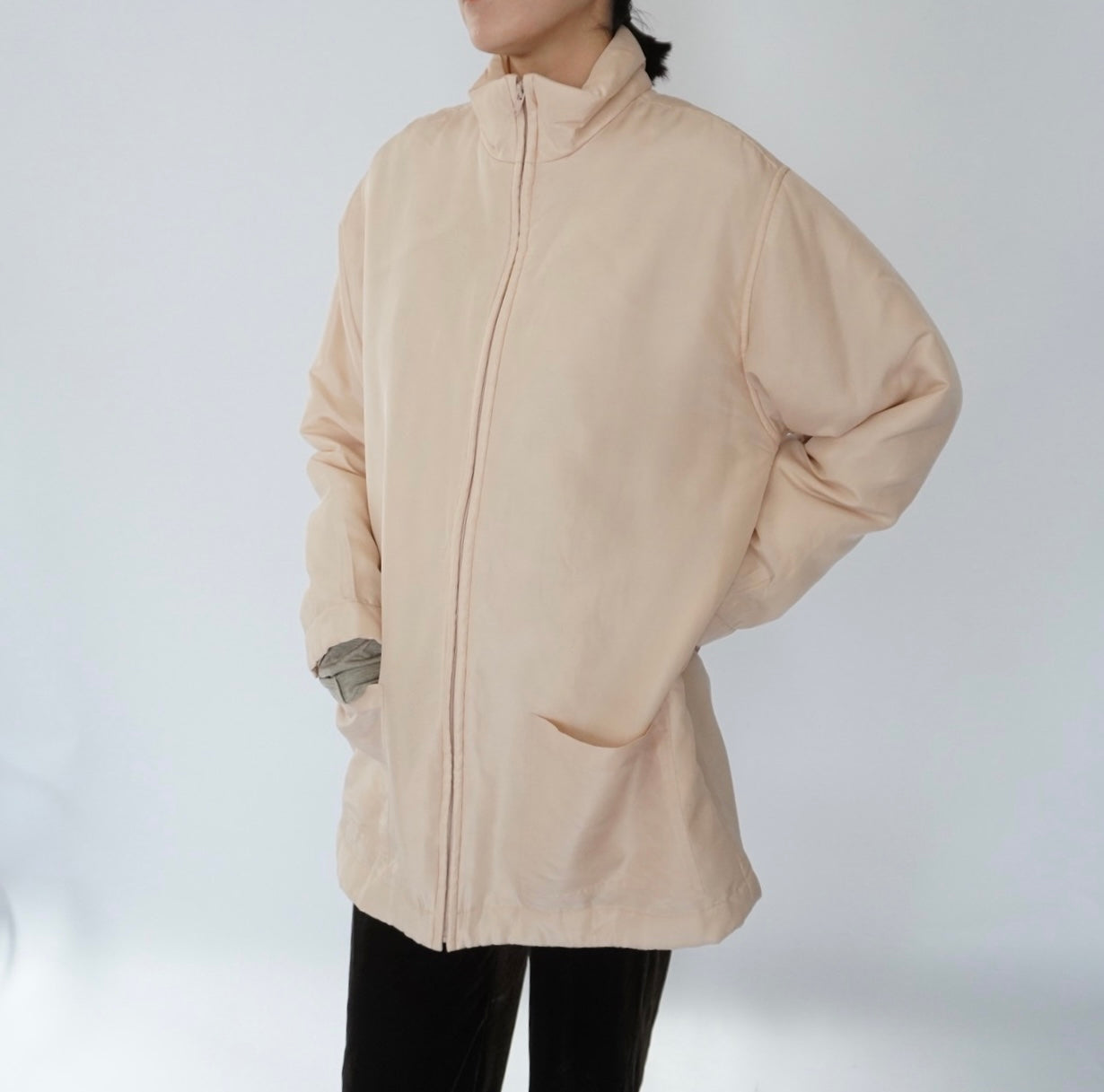 90s Silk Puffer Jacket