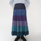 90s Striped Design Skirt Made in Italy