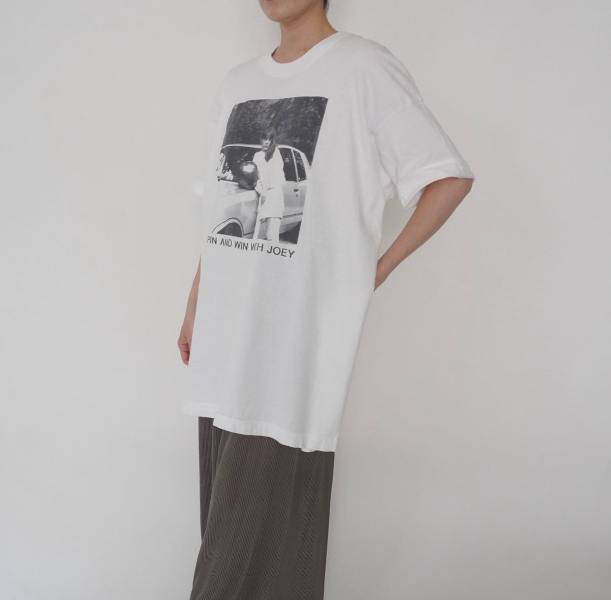 90s Photo Printed T-shirt Made in USA