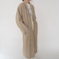 80s Linen Design Coat Made in USA