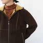 90s Faux Shearling Zipped Jacket