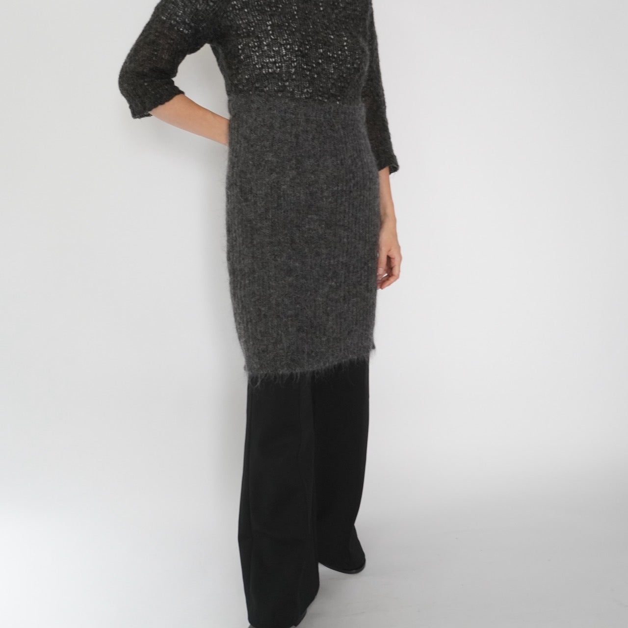 80s EURO Mohair Skirt