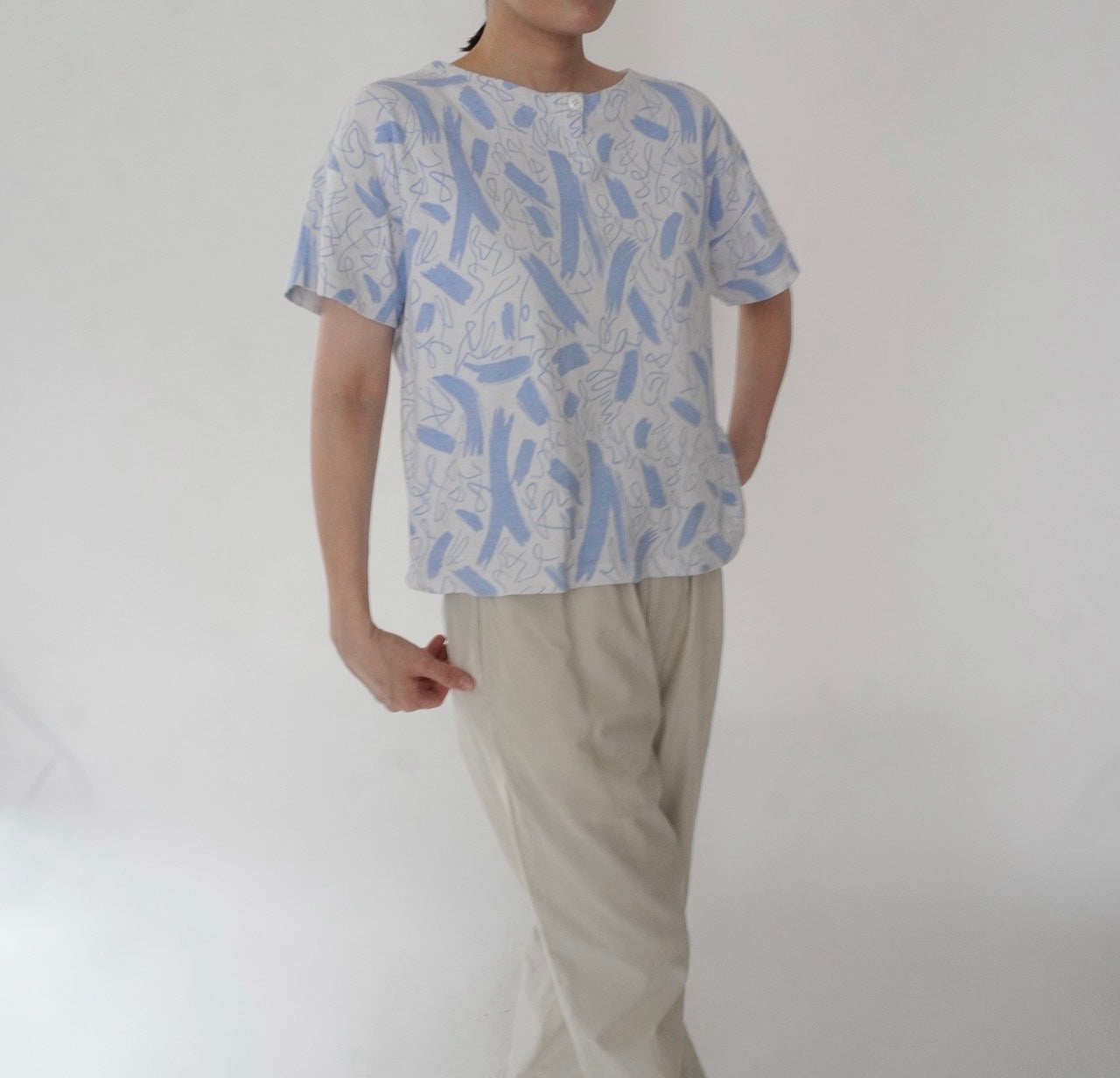 80s Pattern Top