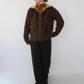 90s Faux Shearling Zipped Jacket