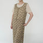 90s Floral Print Sheer Dress