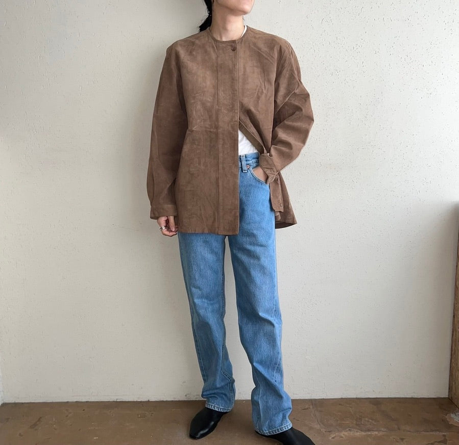 90s Suede Blouse