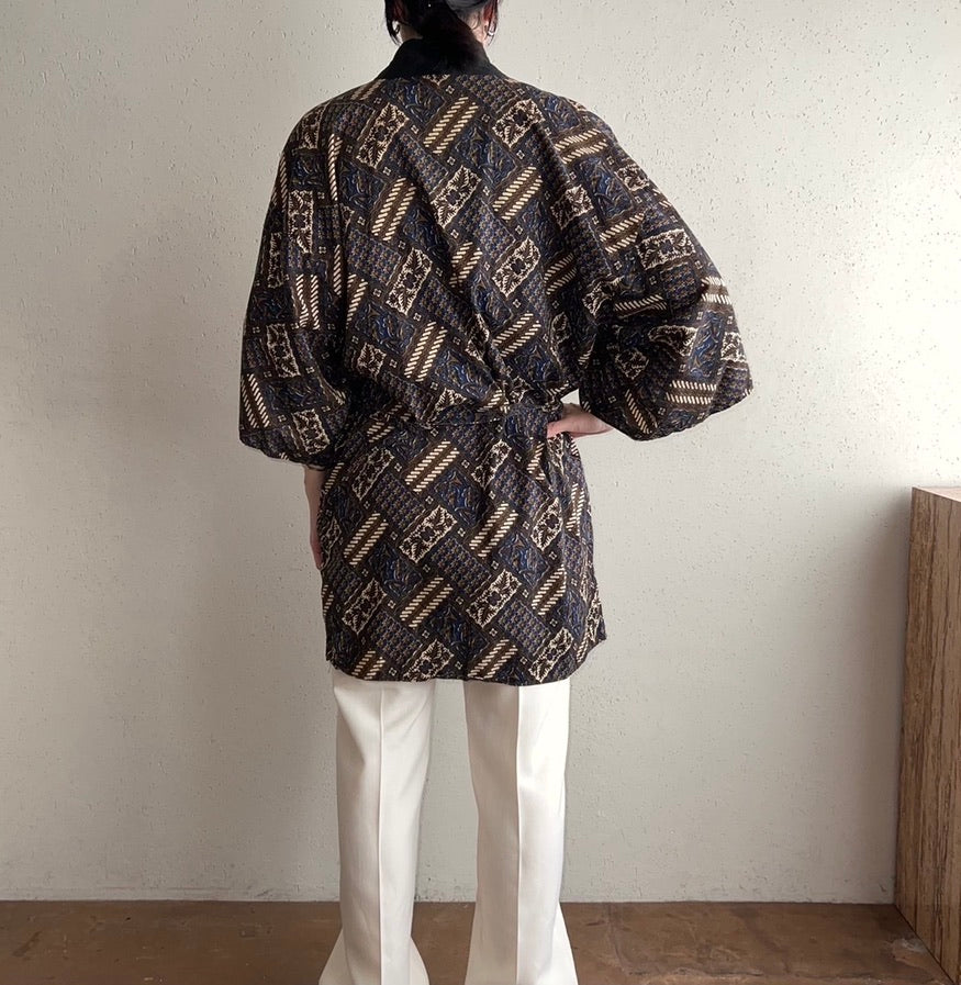 70s Printed Robe