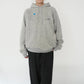 80s Hooded Sweater Made in USA Dead Stock