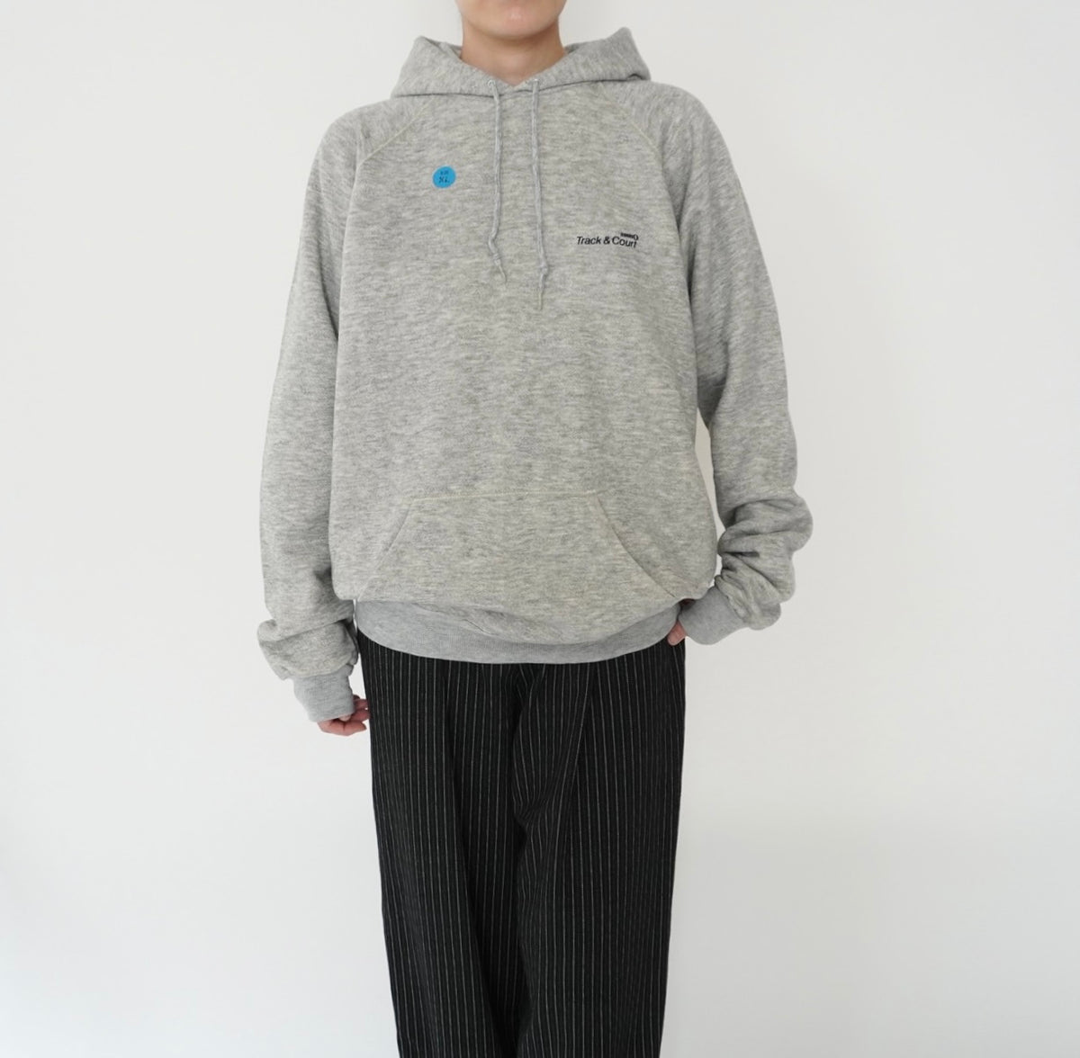 80s Hooded Sweater Made in USA Dead Stock