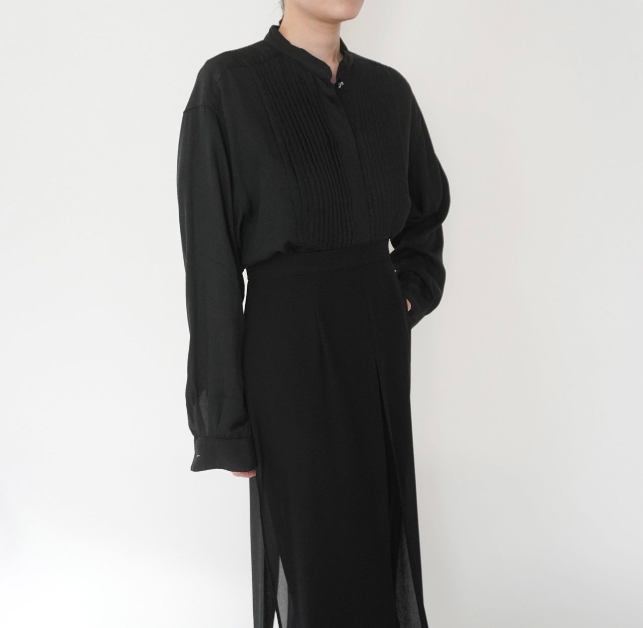 90s Pleat Design  Shirt