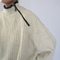 90s Zip Design Knit Made in Italy