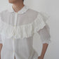 80s Ruffle Blouse