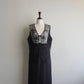 90s Black Satin Vest