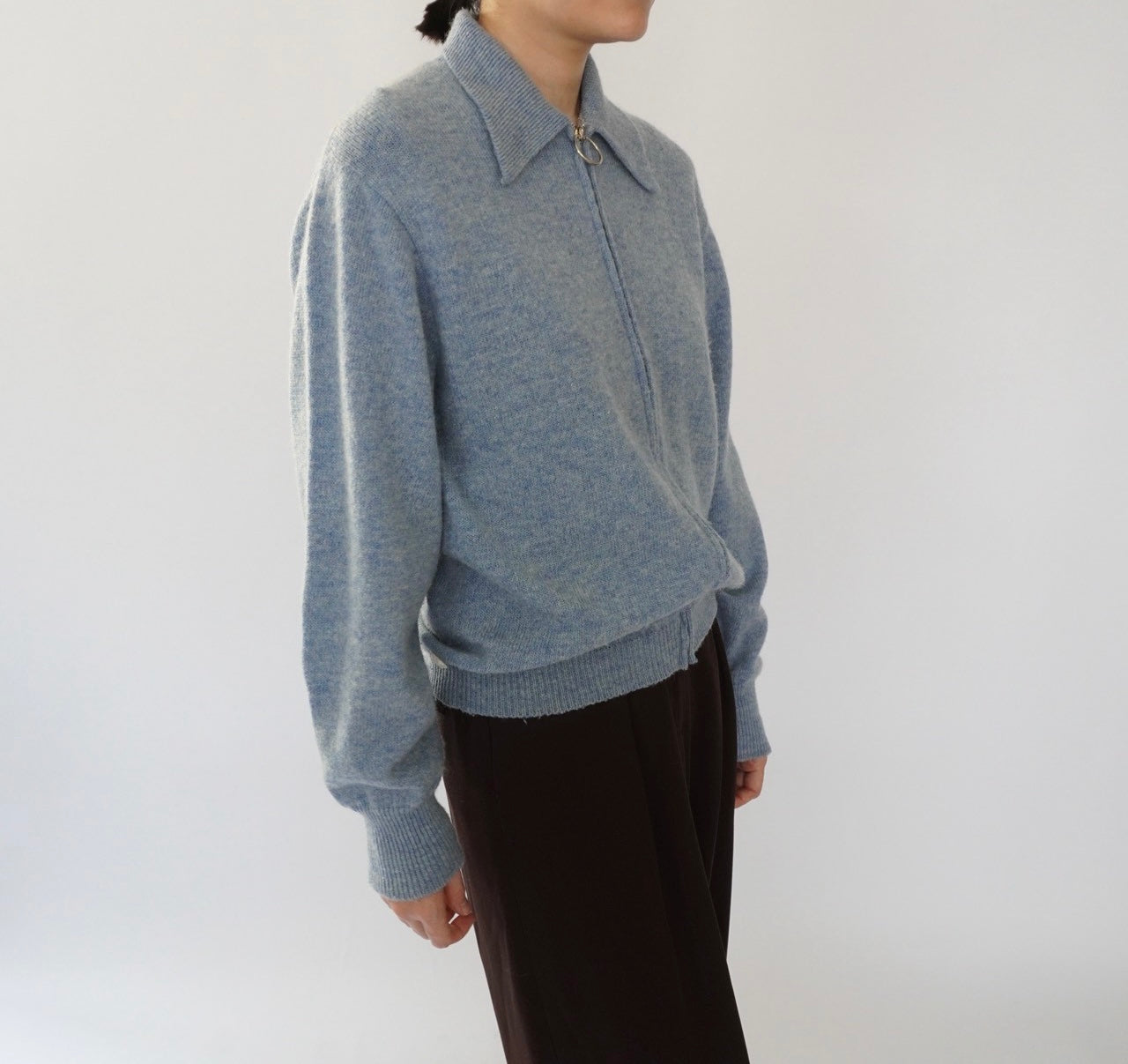 70s Ring Zip Knit