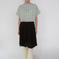 60s Plaid Boxy Blouse