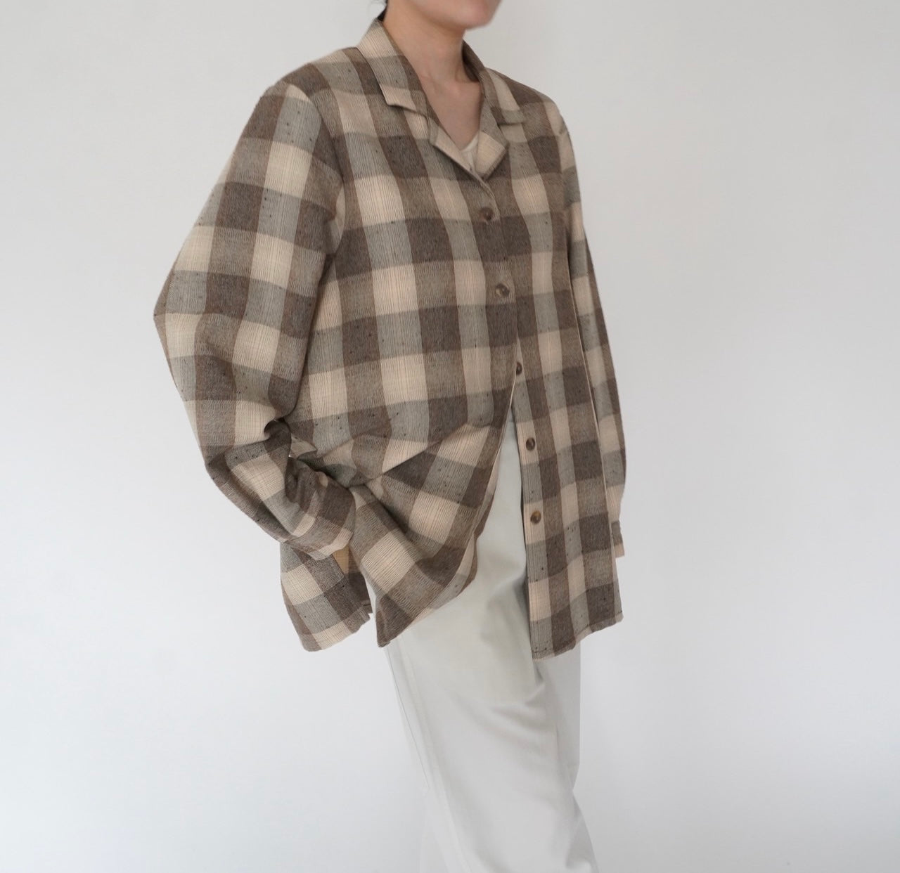 90s Plaid Shirt Jacket
