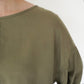 90s Khaki Rayon Blouse