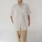70s White Shirt Made in USA