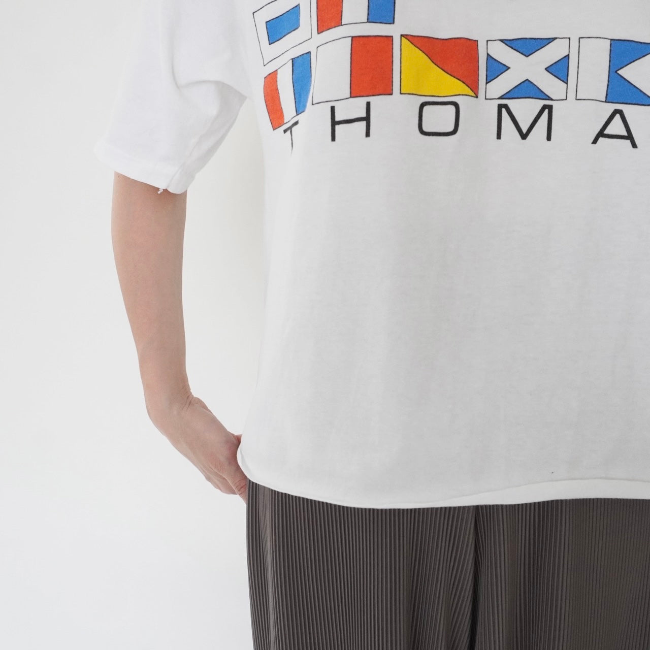 90s Printed Cut Off T-shirt Made in USA