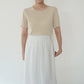 90s Beige Top Made in USA