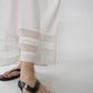90s Design Wide Pants Made in France