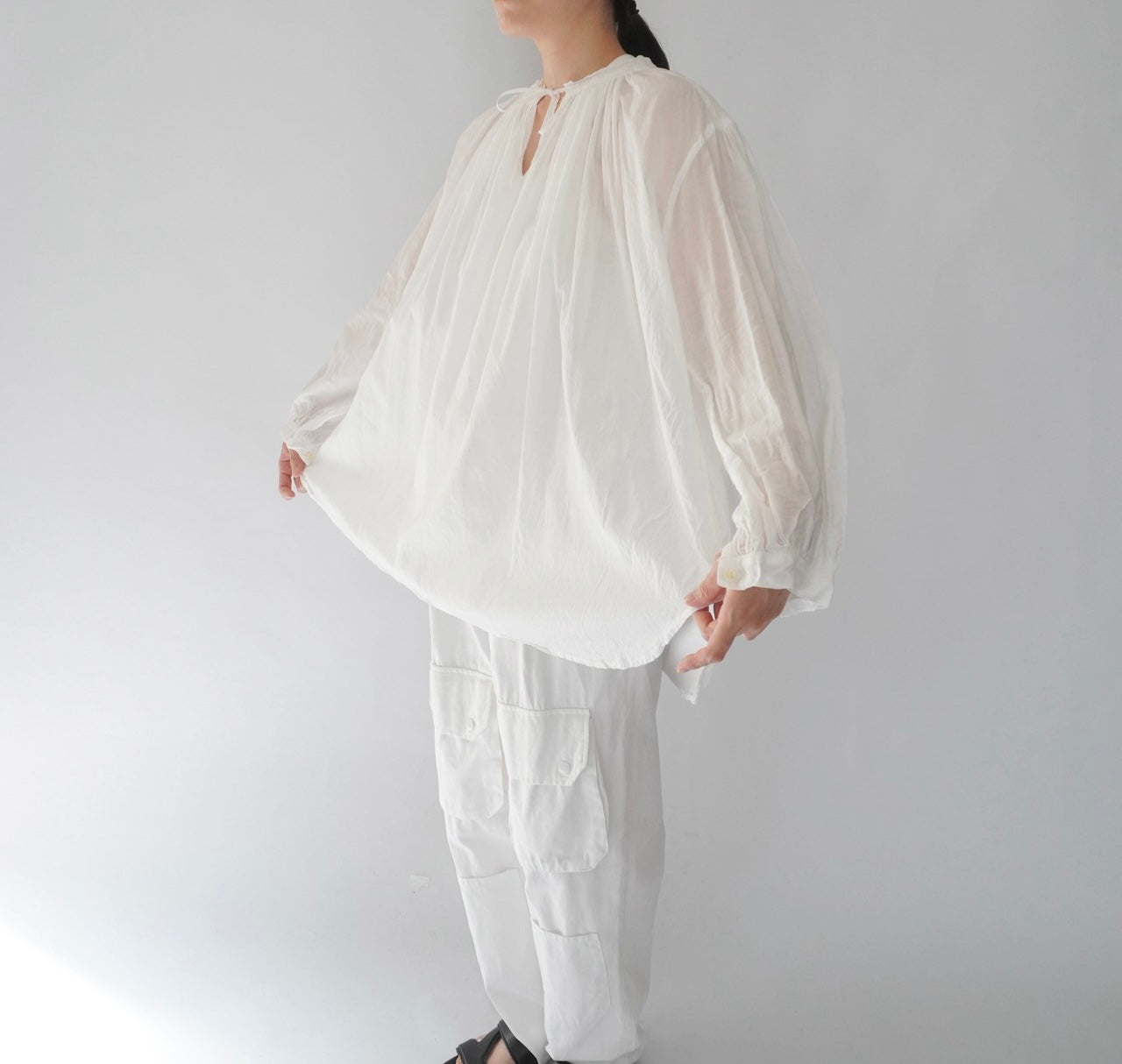 90s Cotton Tunic Made in USA