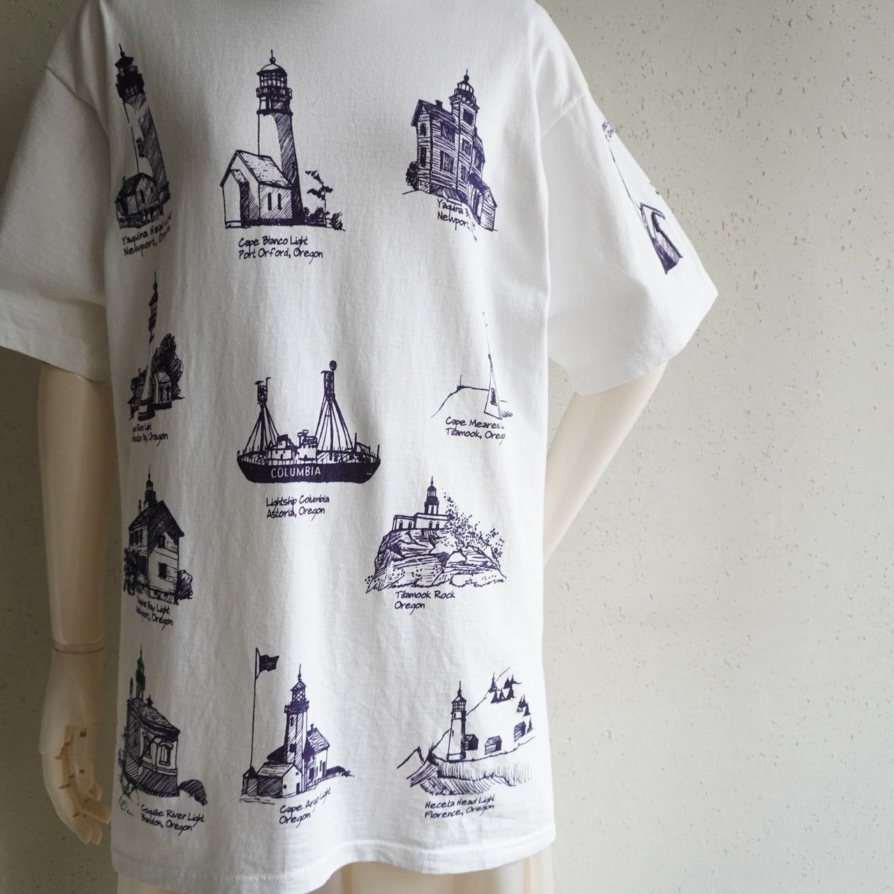 90s Printed T-shirt Made in USA