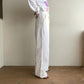 90s White Wide Pants