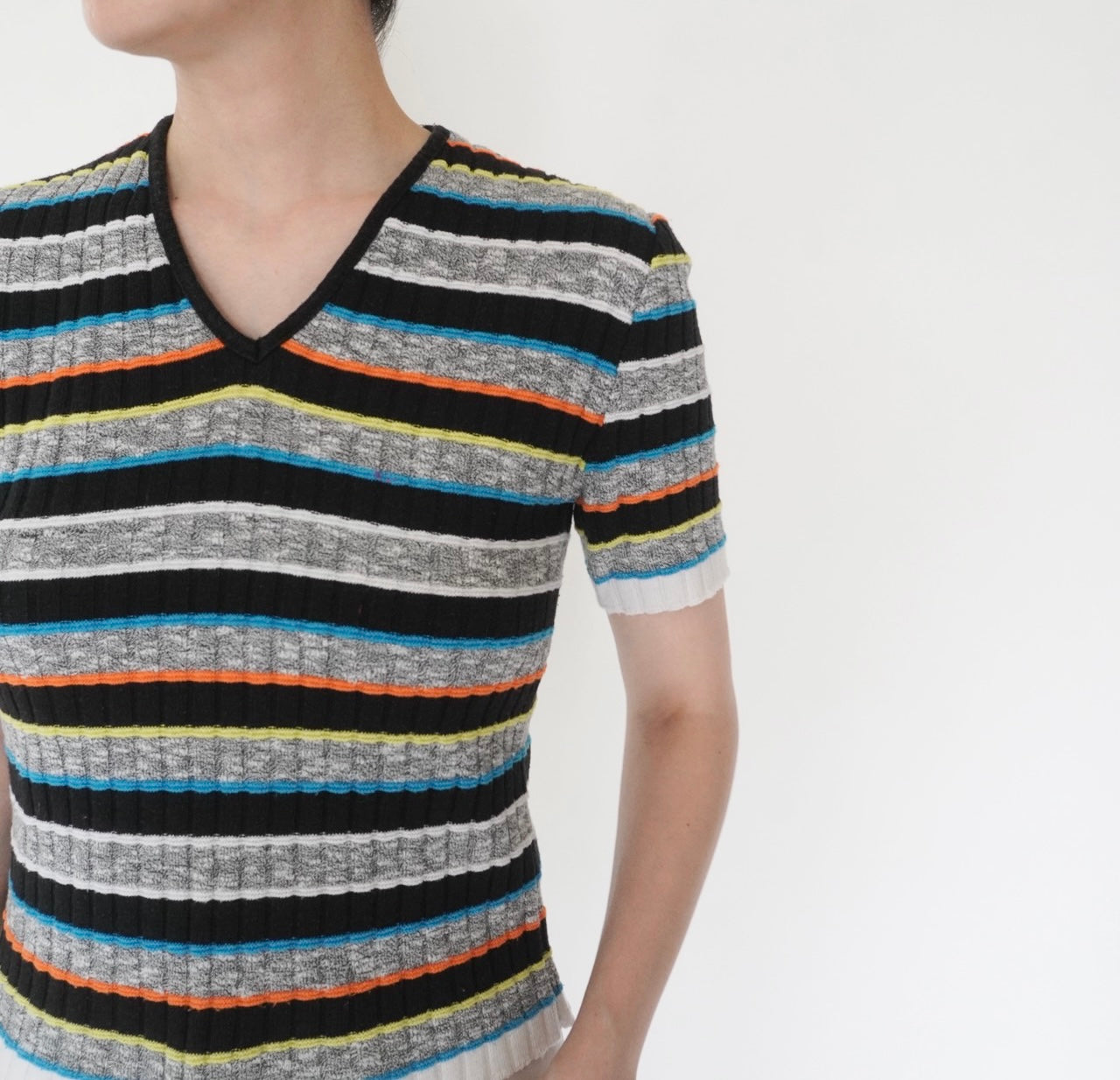 90s Striped Top Made in Italy