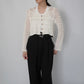 90s White Crochet Cardigan