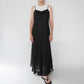 90s EURO Lace Design  Maxi Dress