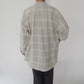 90s Linen Plaid Shirt