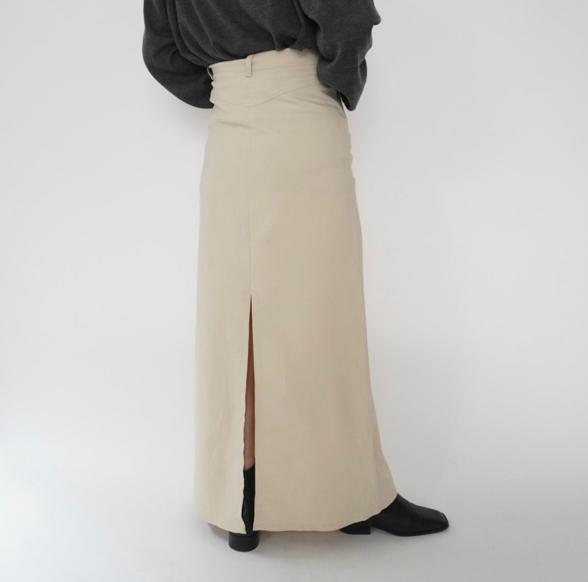 90s Slit Maxi Skirt