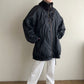 90s Black Velour Reversible Jacket