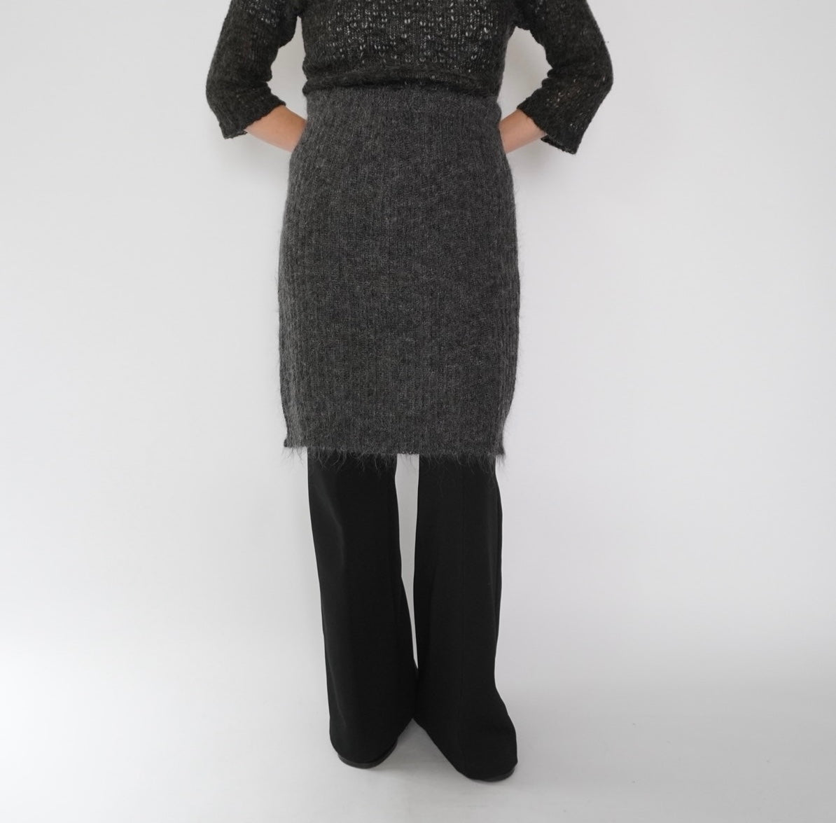 80s EURO Mohair Skirt