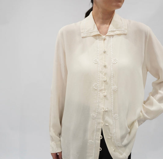 90s Silk Design Shirt