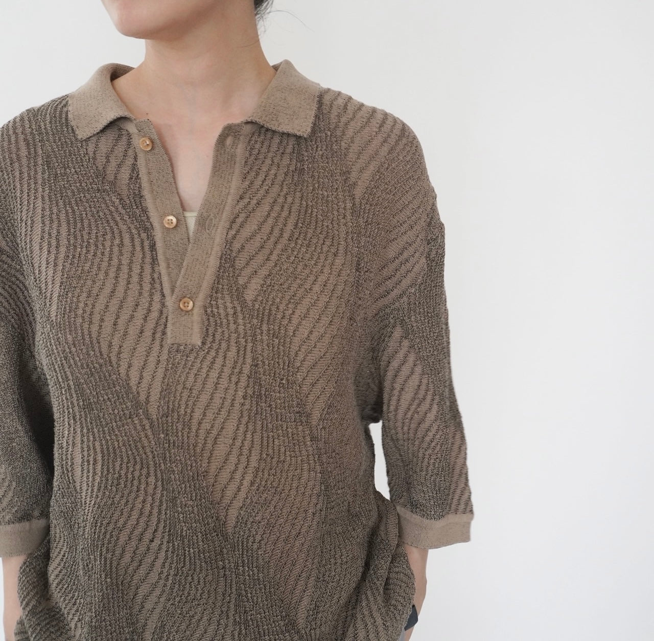 90s Pattern Top Made in USA