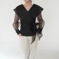 90s Sheer Design Blouse