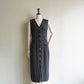 90s Sleeveless Printed Dress Made in Canada